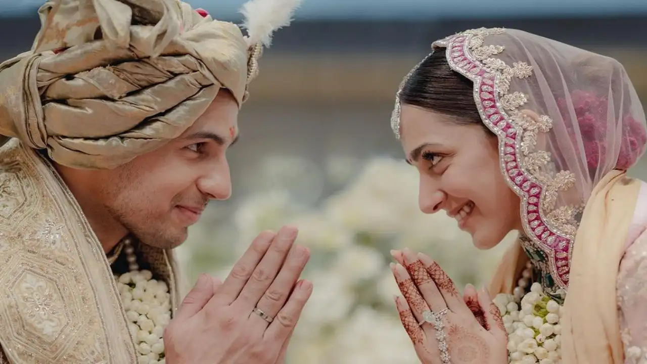 Wedding picture of Sidharth Malhotra and Kiara Advani