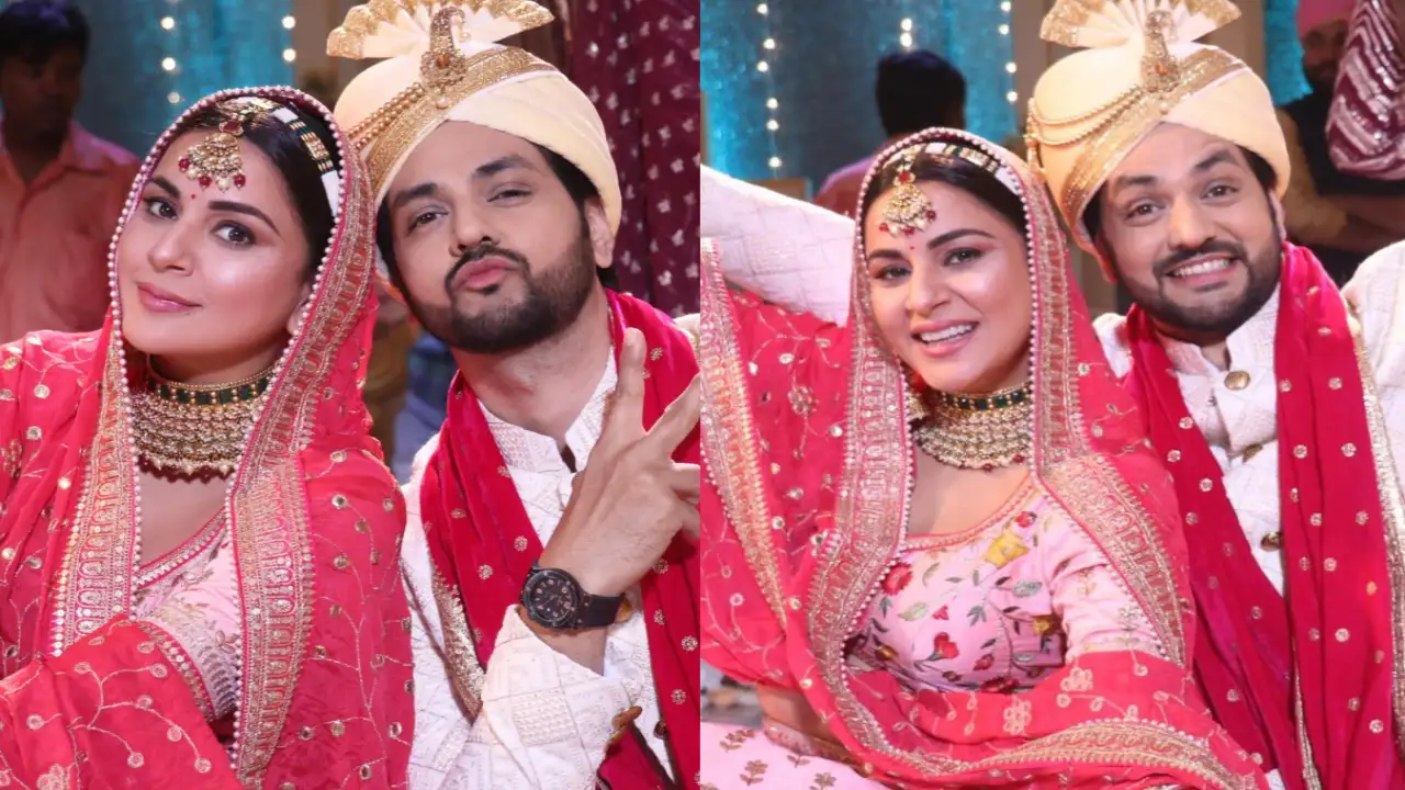 Did you know Shraddha Arya designed her own wedding look for the marriage sequence?