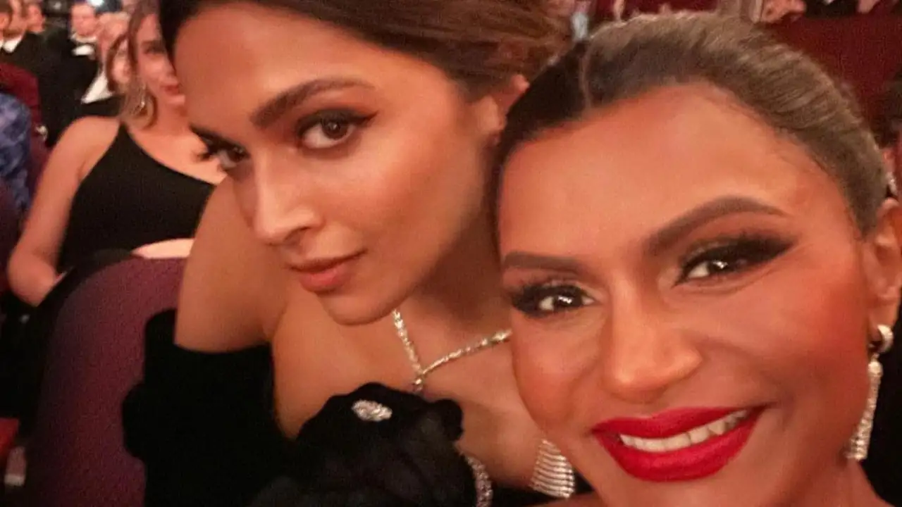 Mindy Kaling’s selfie with Deepika Padukone and Ram Charan from Oscar 2023 goes viral; See Pic 