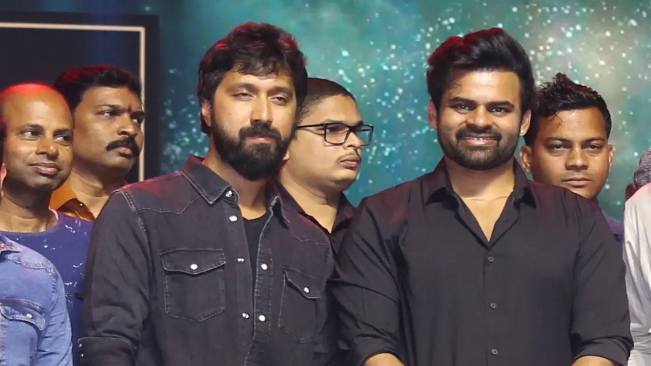 1099591398 video fans wish ram charan in mega style at an event sai dharam tej naga babu attend 1280*720