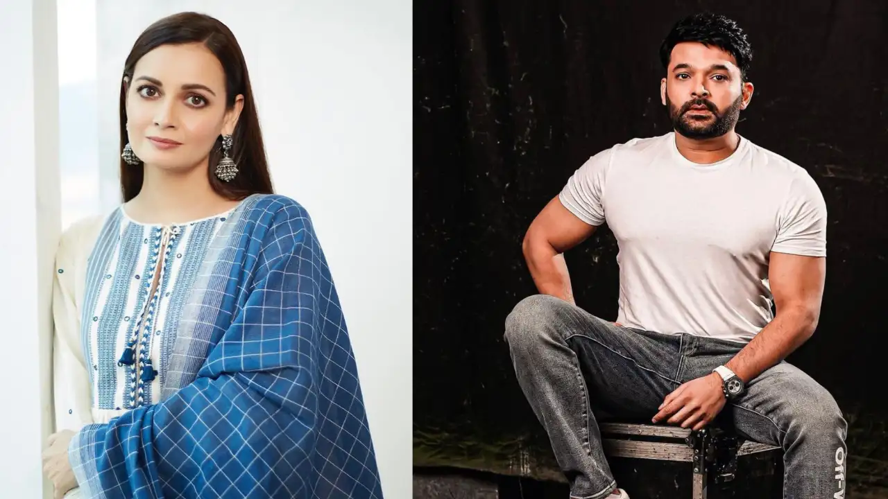 Dia Mirza was on the sets of The Kapil Sharma Show to promote Bheed. (PC: Dia Mirza/ Kapil Sharma Instagram) Dia Mirza was on the sets of The Kapil Sharma Show to promote Bheed.