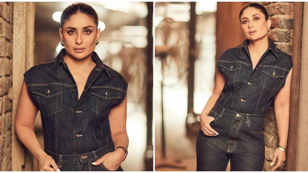 Kareena Kapoor's Alaïa denim set is the comfy blue we need to step into Spring Kareena Kapoor, celebrity style, denim, bollywood, fashion