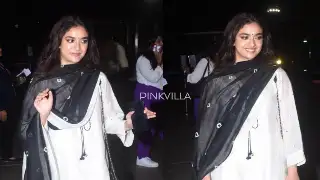 Keerthy Suresh serves looks in ethnic wear as she gets spotted at the airport: PICS 