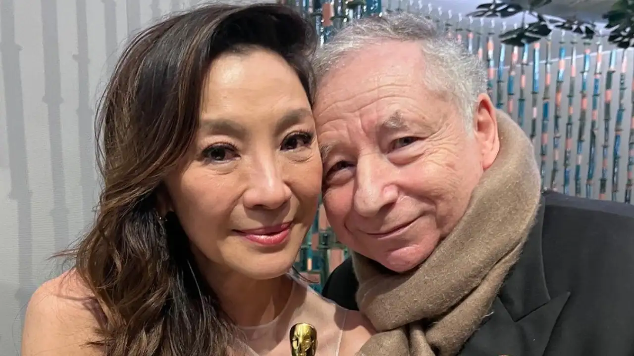 Michelle Yeoh with fiance Jean Todt (Image: Michelle Yeoh Instagram) 