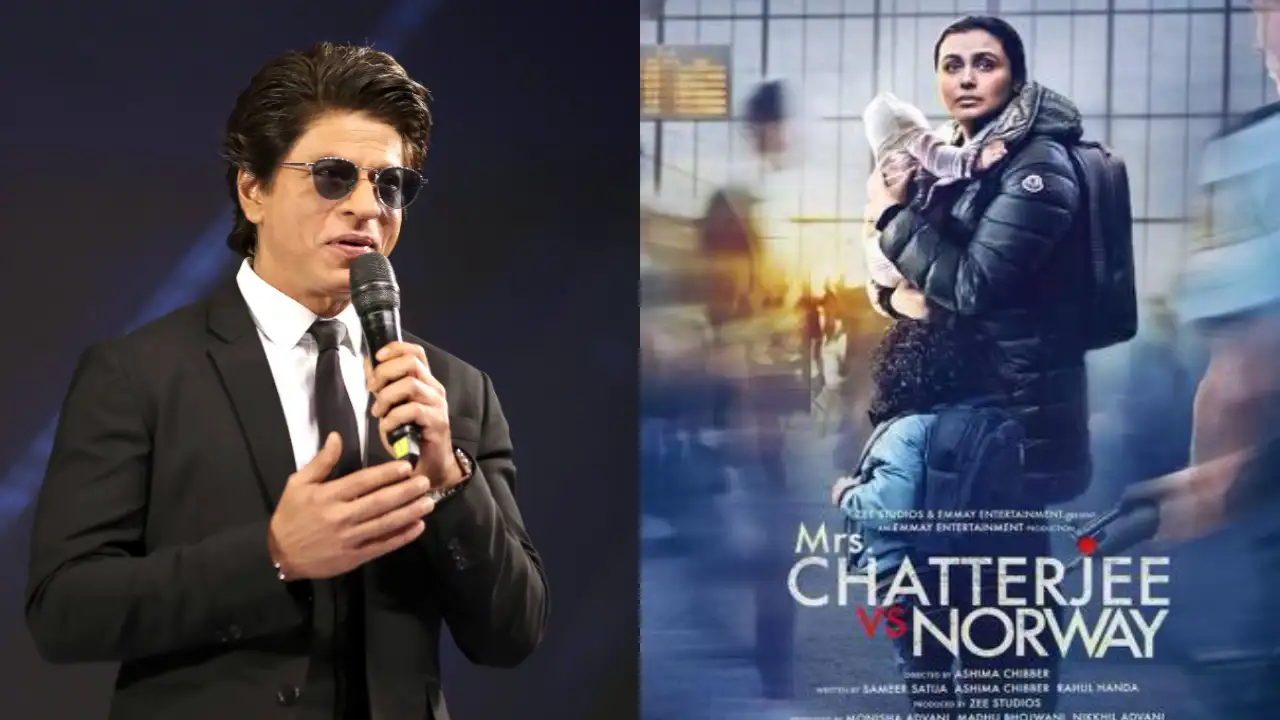Shah Rukh Khan feels Rani Mukerji shines in Mrs Chatterjee vs Norway like a Queen, calls the film ‘must watch’ Shah Rukh Khan feels Rani Mukerji shines in Mrs Chatterjee vs Norway like a Queen, calls the film ‘must watch’