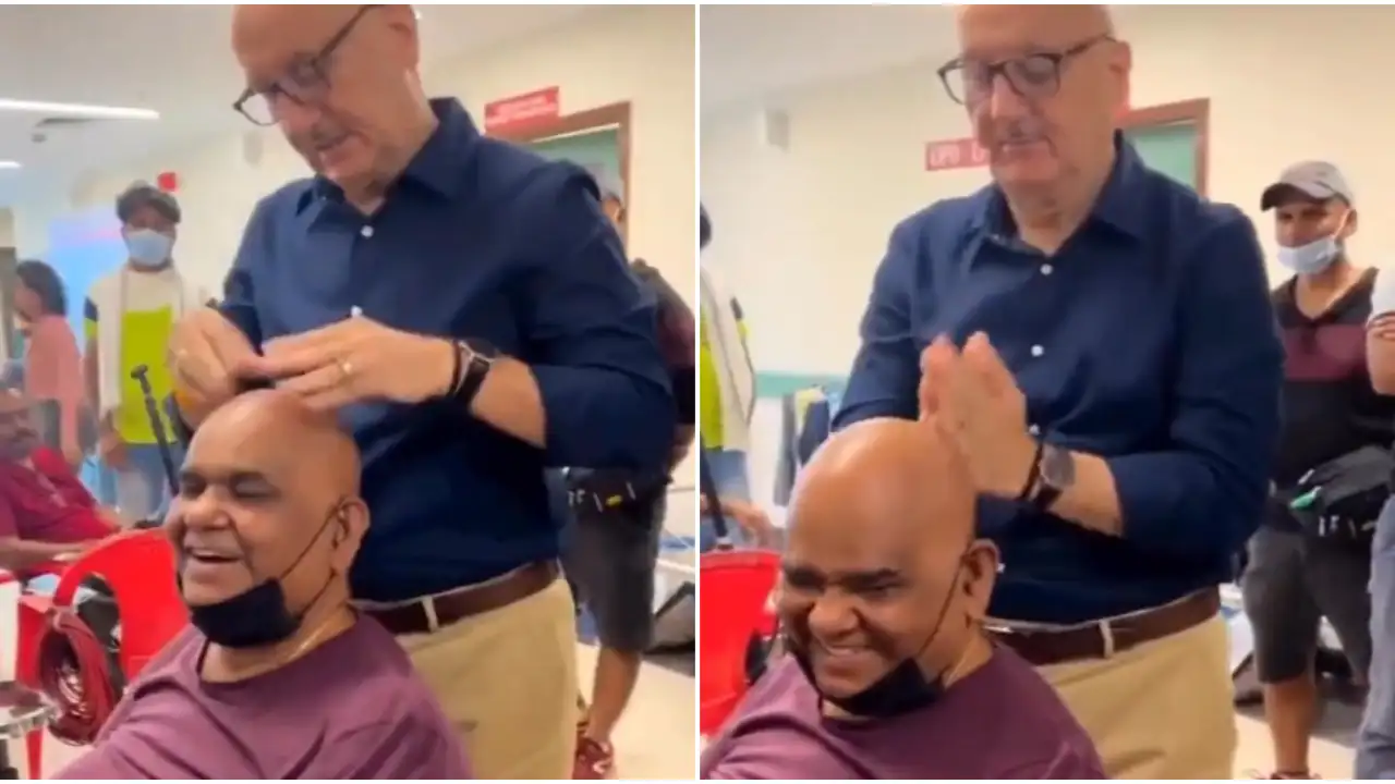 1544375383 anupam kher gives head massage to satish kaushik in throwback video death is end of life not relationships 1280*720