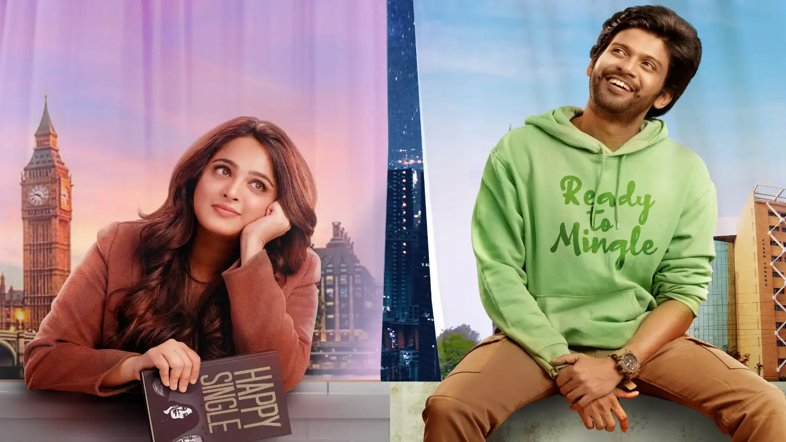 Miss Shetty Mr Polishetty First Look: Anushka Shetty is 'Happy Single', Naveen Polishetty is 'Ready to mingle' | PINKVILLA Miss Shetty Mr Polishetty First Look: Anushka Shetty is 'Happy Single', Naveen Polishetty is 'Ready to mingle' | PINKVILLA