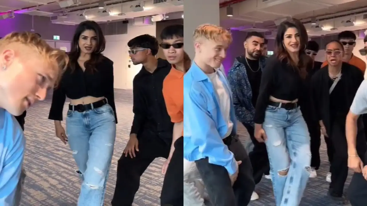 Raveena Tandon sets the internet on fire as she recreates Tip Tip Barsa with The Quick Style; WATCH Raveena Tandon sets the internet on fire as she recreates Tip Tip Barsa with The Quick Style; WATCH