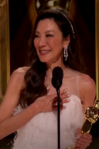 Michelle Yeoh's acceptance speech (Credits - YouTube, Oscars)