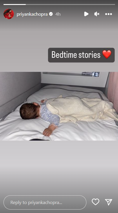 Priyanka Chopra's Instagram story