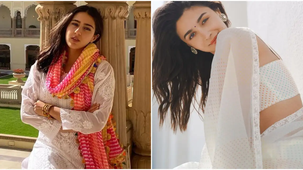 Holi 2023: Alia Bhatt to Sara Ali Khan; Bollywood-inspired white outfits to help you celebrate in style Holi 2023: Alia Bhatt to Sara Ali Khan; Bollywood-inspired white outfits to help you celebrate in style