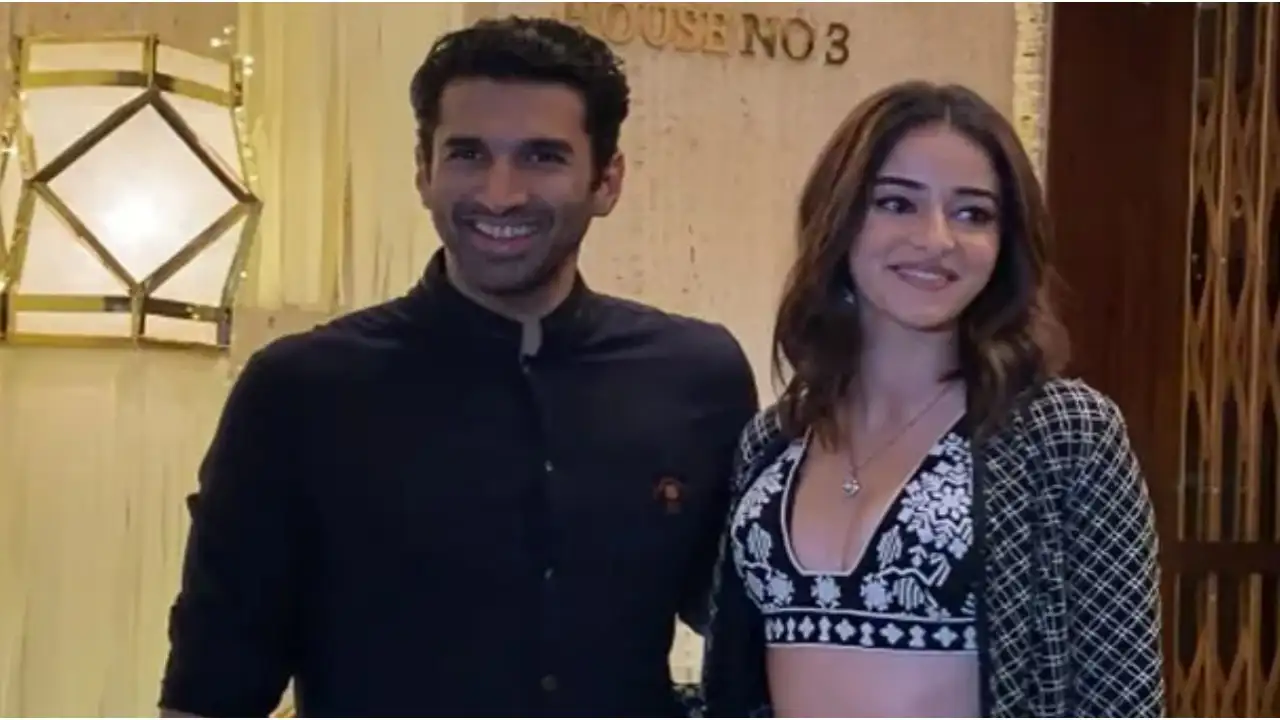 Picture courtesy: Instagram Aditya Roy Kapur and Ananya Panday spotted at a party