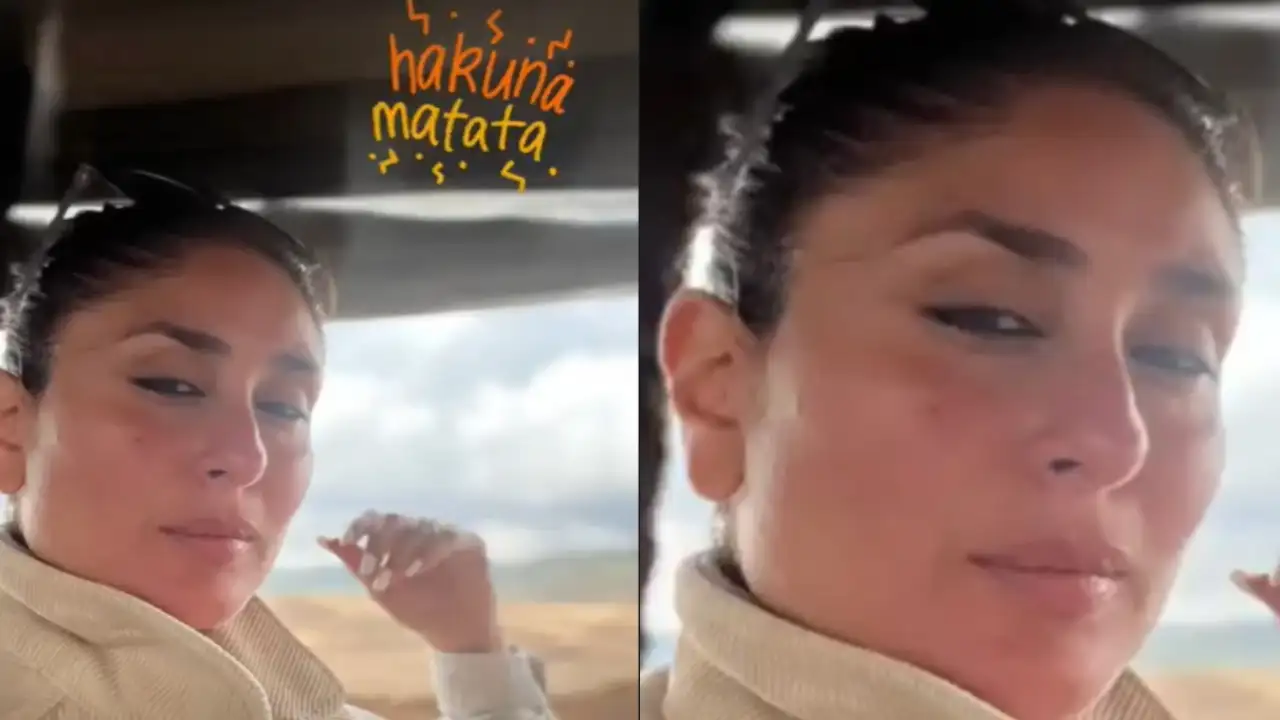 Kareena Kapoor Khan wishes her fans a 'hakuna matata' Thursday with a flawless selfie