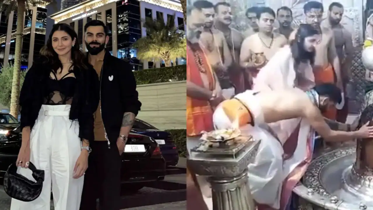 WATCH Anushka Sharma and Virat Kohli seek blessings at Mahakaleshwar Temple in Ujjain WATCH Anushka Sharma and Virat Kohli seek blessings at Mahakaleshwar Temple in Ujjain
