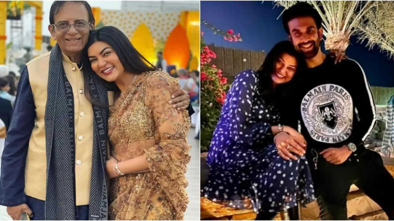 Picture courtesy: Instagram Rajeev Sen shares a pic with Sushmita Sen