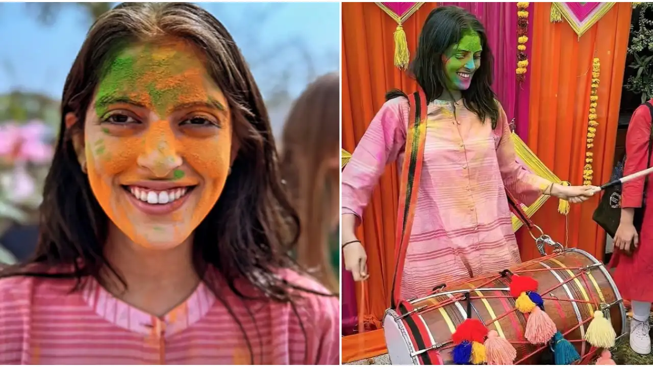 Holi 2023: Amitabh Bachchan’s granddaughter Navya Nanda plays dhol; Has a blast celebrating the festival-WATCH