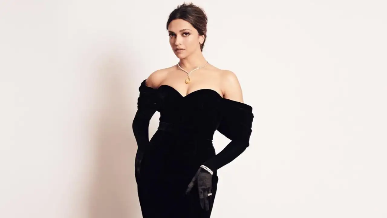 Deepika Padukone flaunts custom black gown by Louis Vuitton at