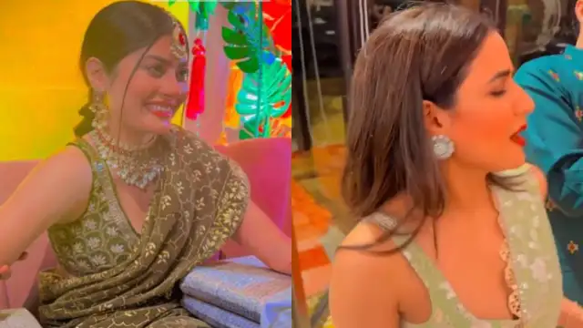 WATCH: Bride-to-be Krishna Mukherjee looks gorgeous for her Mehendi ceremony; Aly Goni, Jasmin dance with joy
