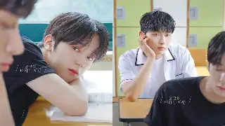 OMEGA X’s Jaehan and Yechan are intrigued by their connection in new posters for A Shoulder To Cry On