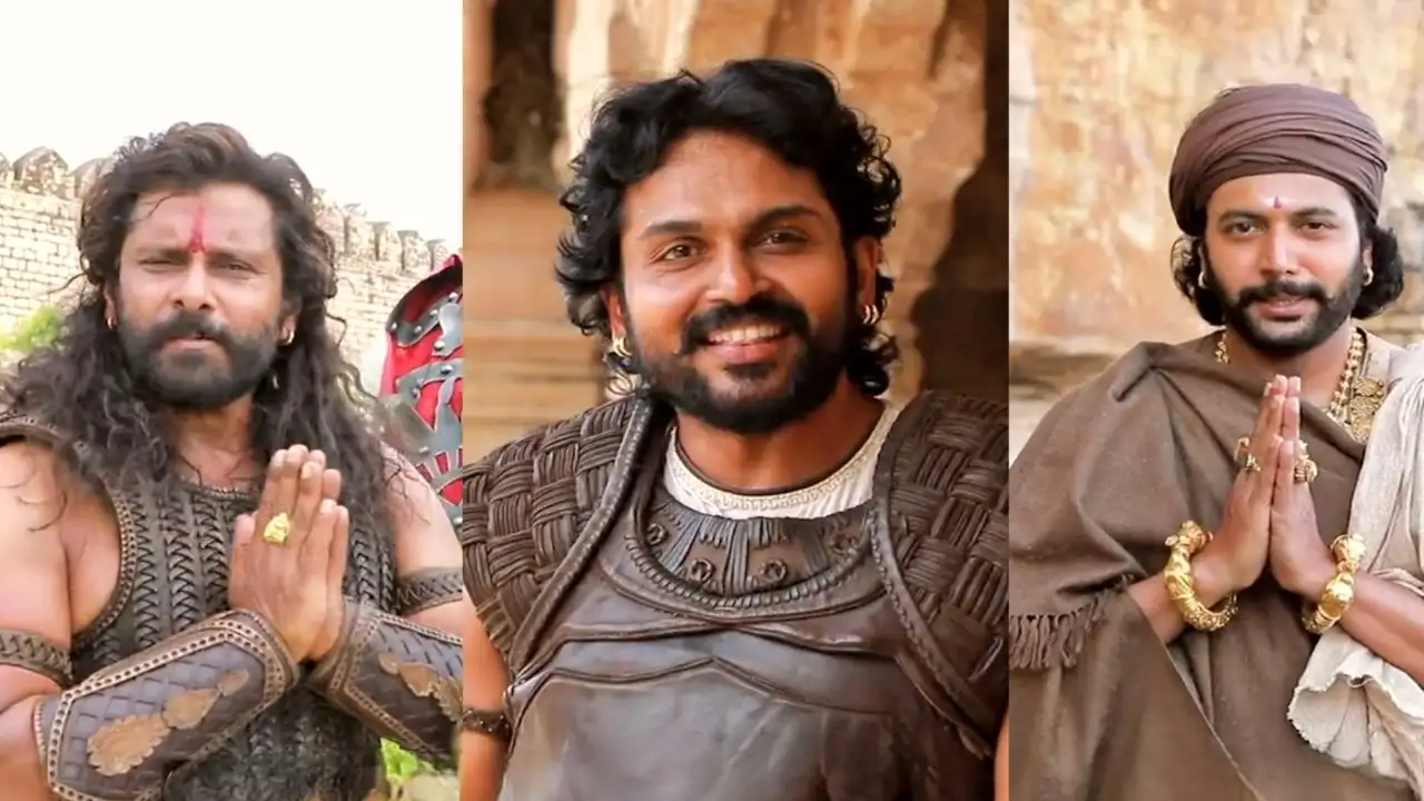 366755055 ponniyin selvan 2 fun bts video 1280*720