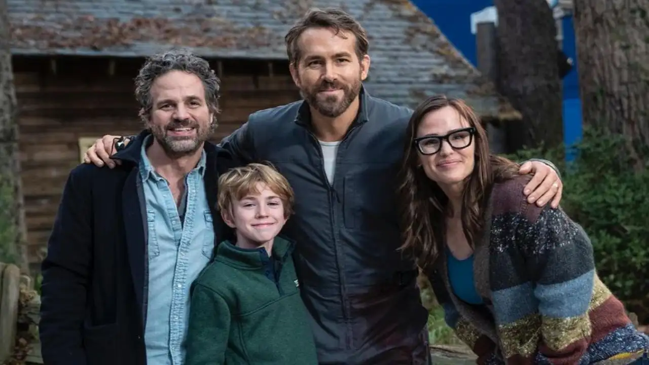 Ryan Reynolds, Mark Ruffalo, Jennifer Garner, and Walker Scobell (Image: Ryan Reynolds Instagram) Ryan Reynolds, Mark Ruffalo, Jennifer Garner, and Walker Scobell (Image: Ryan Reynolds Instagram)