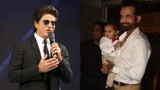 Shah Rukh Khan has a cute reaction on watching ‘chota Pathan’ dance to his song, says THIS to Irfan Pathan