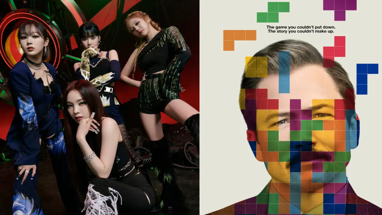 aespa, Tetris Poster; Picture Courtesy: SM Entertainment, Apple TV 