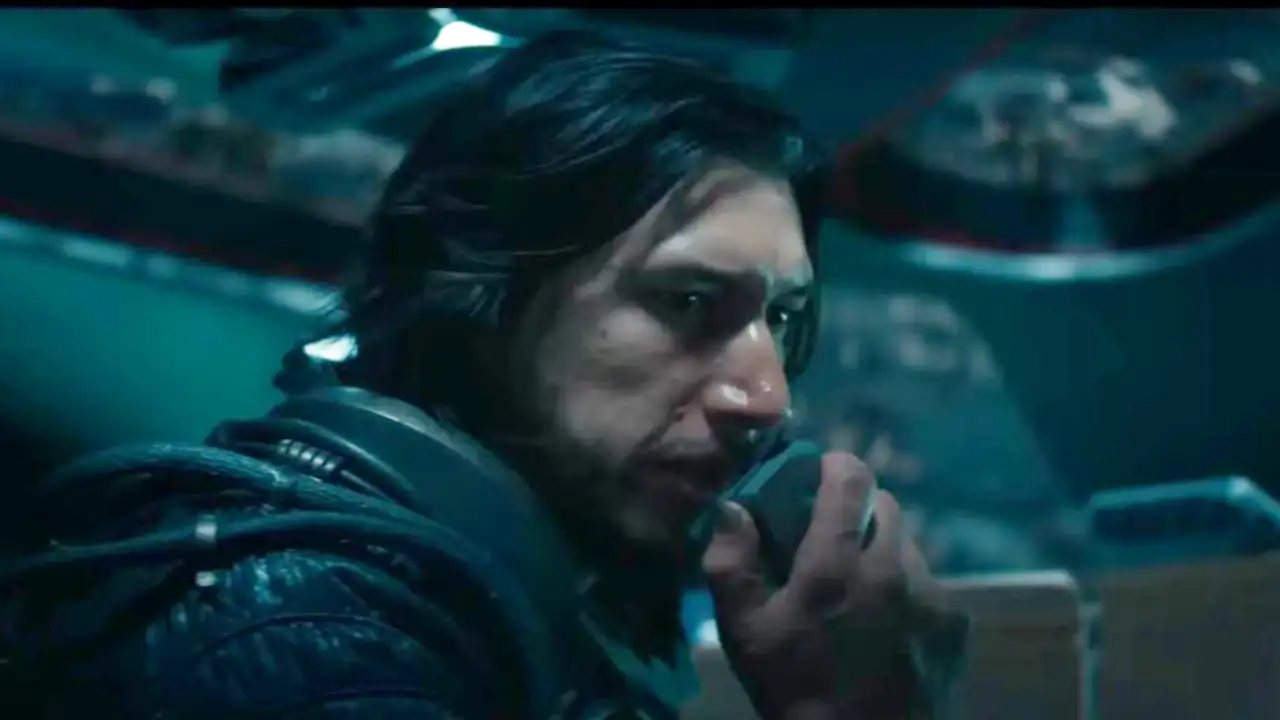 Adam Driver in 65 (Image: Sony Pictures Entertainment YouTube)