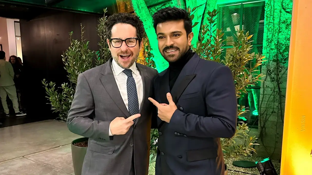 Ram Charan goes the retro way at 17th Annual Oscar Wilde Awards; Sports Dolce & Gabbana suit worth Rs 4 Lacs PC: Ram Charan Twitter PC: Ram Charan Twitter