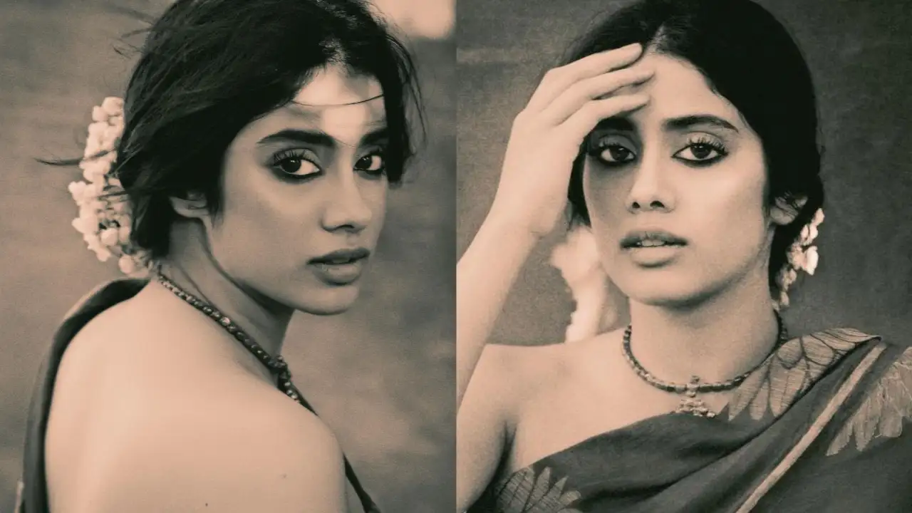 Janhvi Kapoor's classic look from her latest photoshoot (Credits: Instagram) Janhvi Kapoor