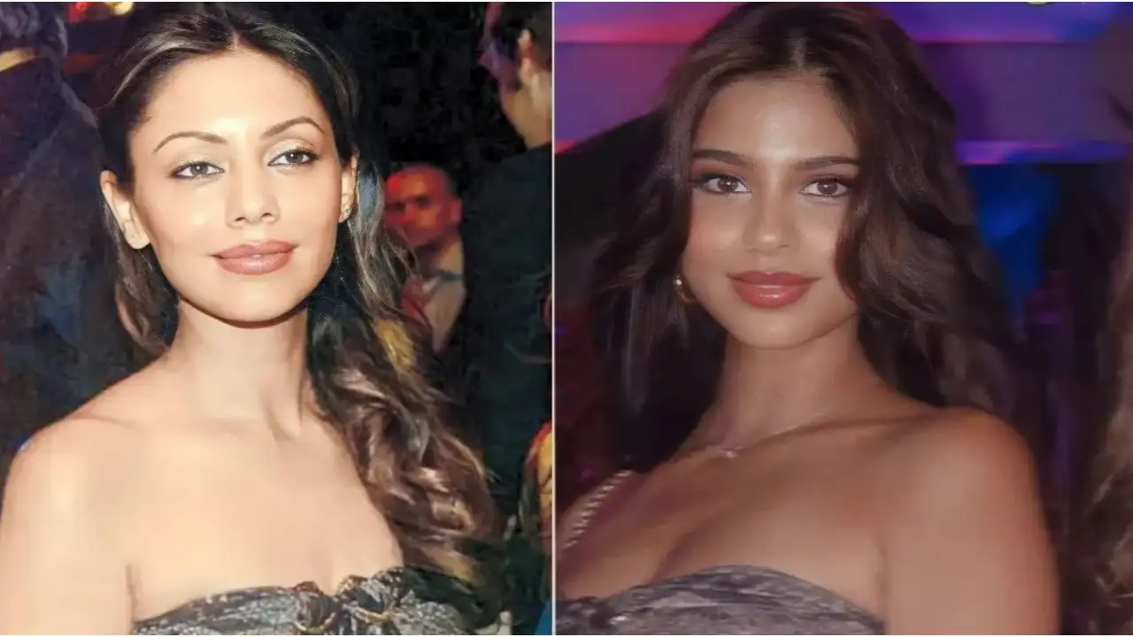 Suhana Khan wore her mother Gauri’s old dress at Tania Shroff’s party;  Fans say ‘like a mother, like a daughter’