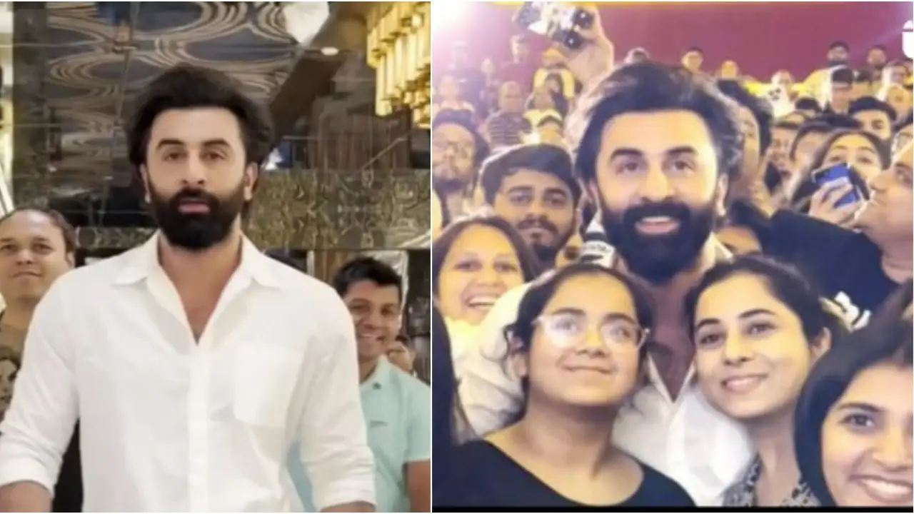 WATCH: Ranbir Kapoor surprises the audience watching Tu Jhoothi Main Makkar  in a theatre; Crowd goes gaga