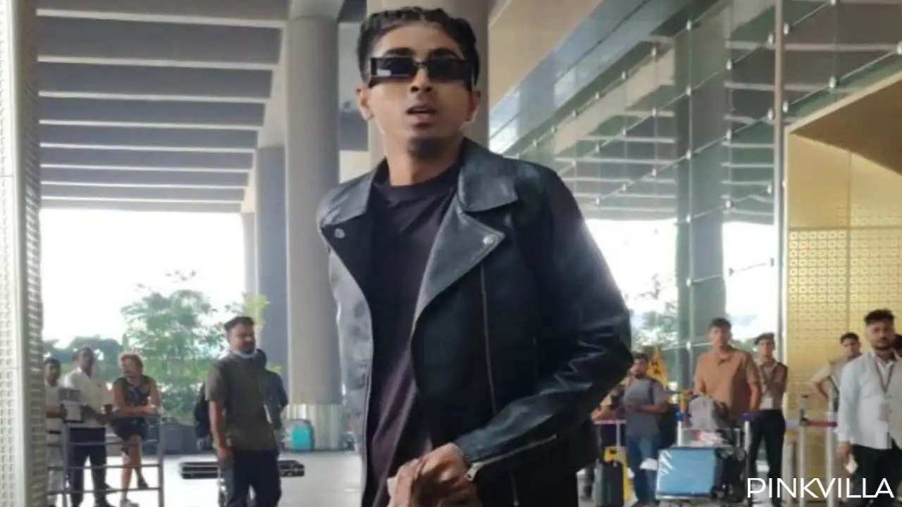 Bigg Boss 16 winner MC Stan dons an all-black look as he gets spotted at Mumbai airport;