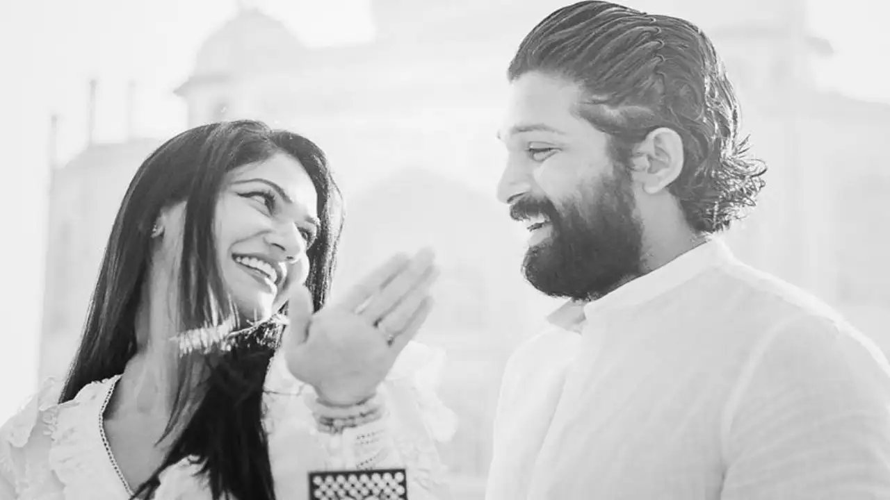 Allu Arjun kept his relationship with Sneha Reddy a secret in the initial days Allu Arjun and Sneha Reddy