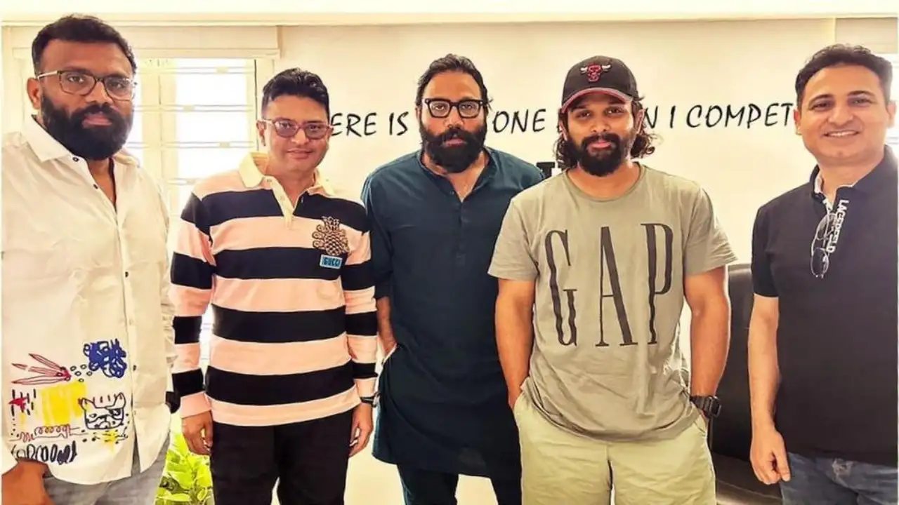 691362388 allu arjun bhushan kumar sandeep reddy vanga 1280*720