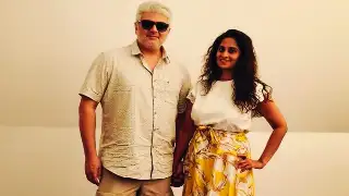 Ajith Kumar and Shalini can't let go of each other as they pose for cosy PIC at vacation