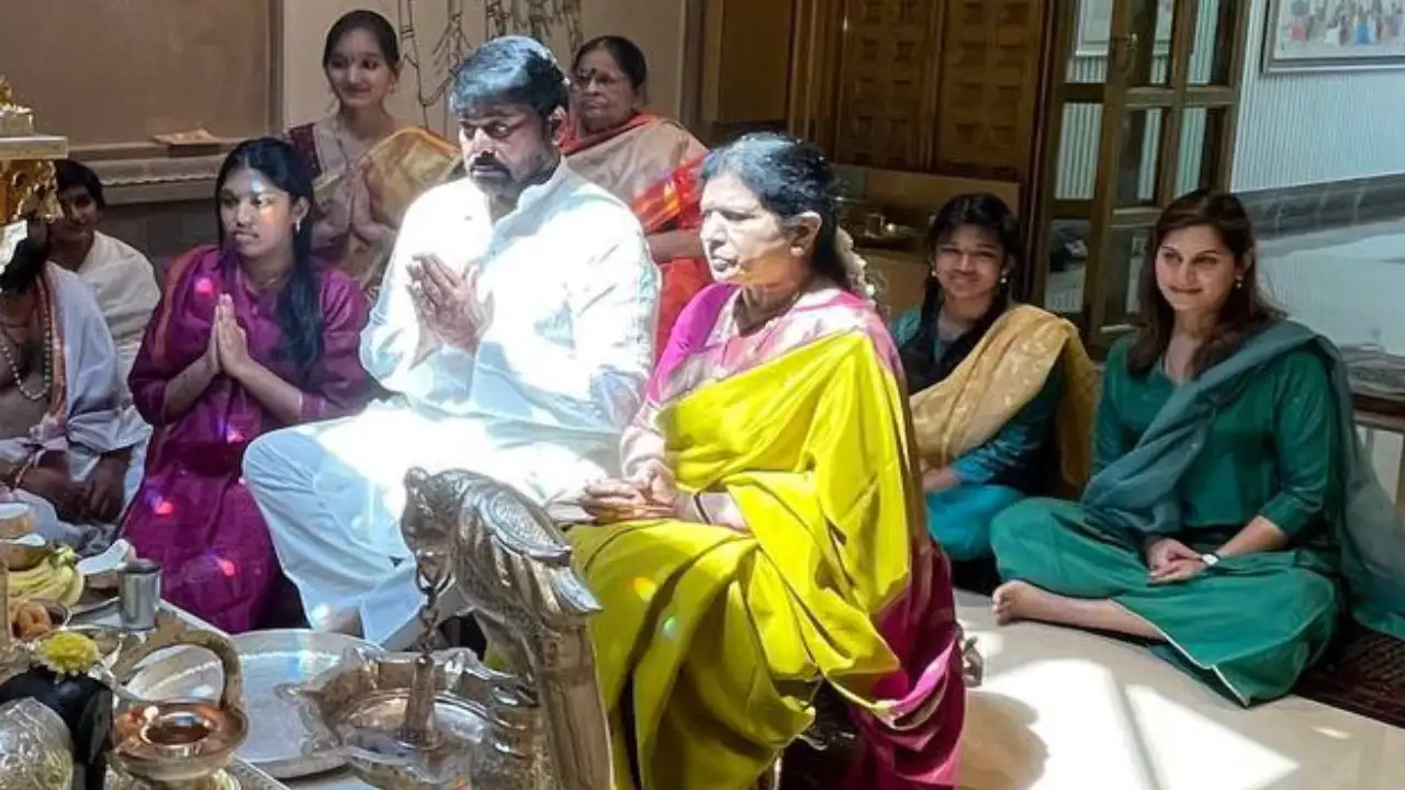 Upasana Maa who will be together with Chiranjeevi and family for Ugadi Puja at home;  Netizens ask where is ‘Ram Charan’?