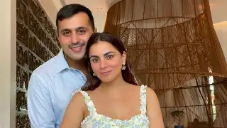 PICS: Kundali Bhagya actress Shraddha Arya celebrates hubby Rahul Nagal's birthday with candle light dinner