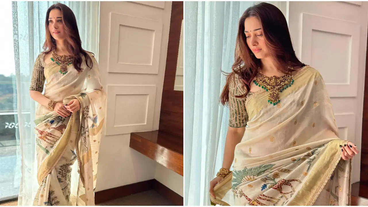 Tamannaah Bhatia redefines elegance in Archana Jaju Kalamkari saree set; Can you guess its WHOPPING cost? 