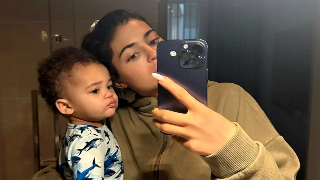 Kylie Jenner with son Aire Webster (Image: Kylie Jenner Instagram) 
