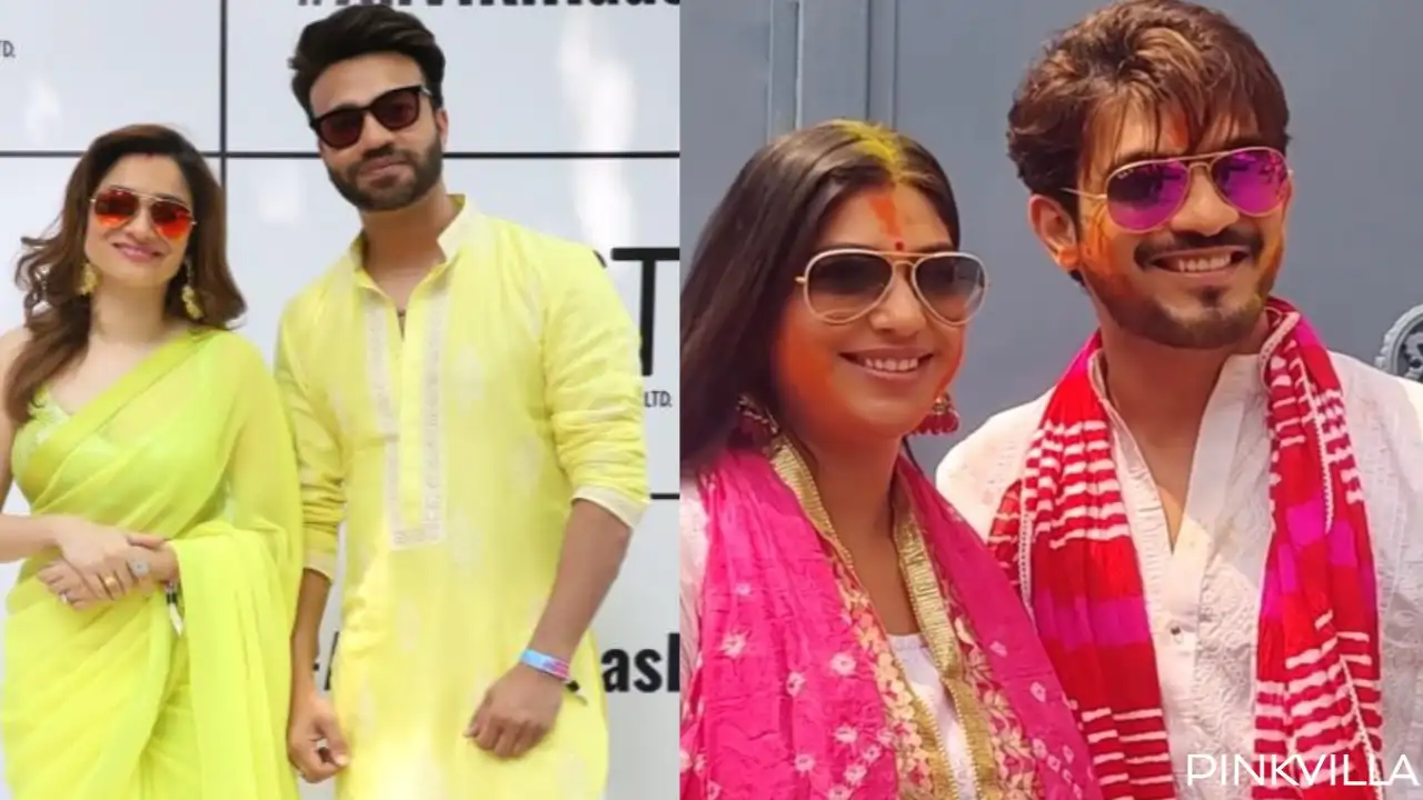 Ankita Lokhande-Vicky Jain to Arjun Bijlani-Neha Swami; Here's how celebs are celebrating Holi; PICS Ankita Lokhande-Vicky Jain to Arjun Bijlani-Neha Swami; Here's how celebs are celebrating Holi; PICS
