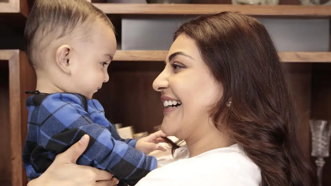 1475051363 kajal aggarwal son neil first birthday 1280*720