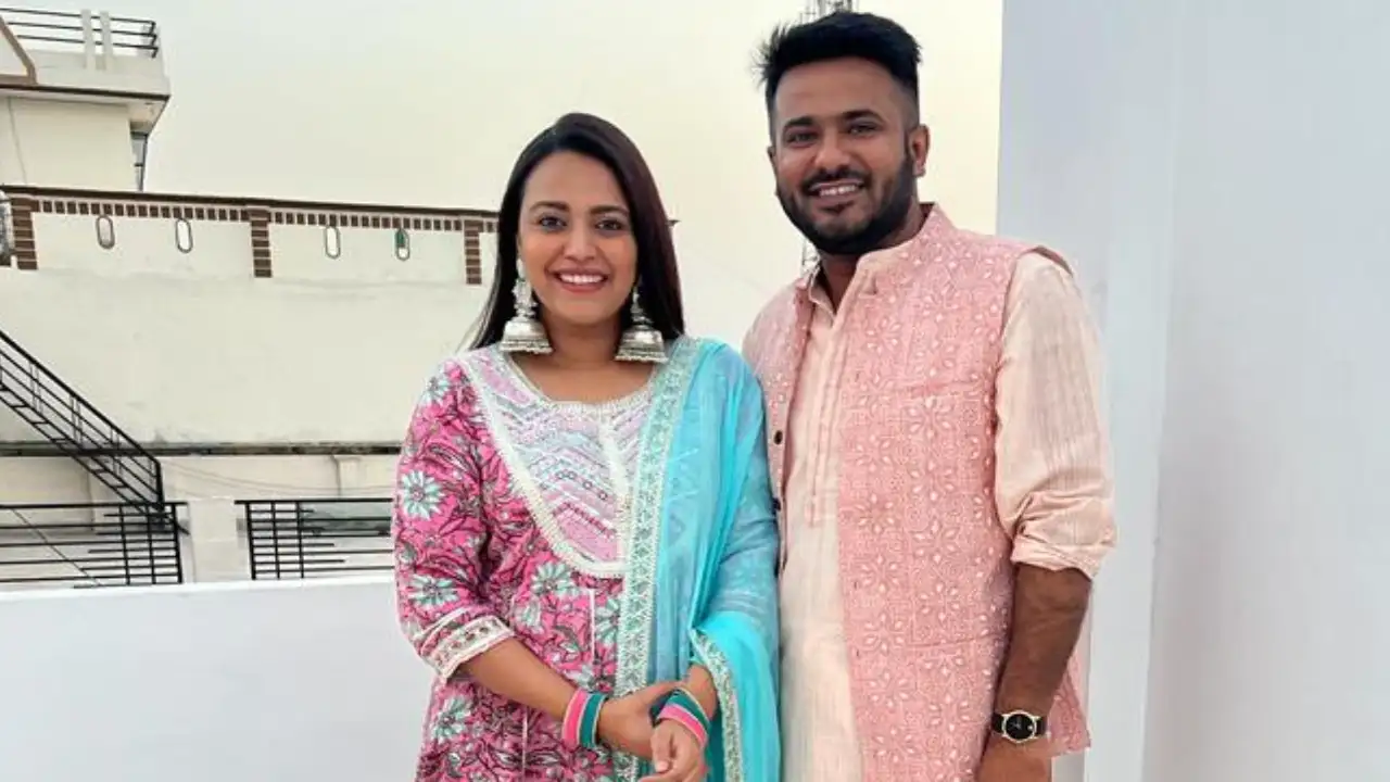 Swara Bhasker shares glimpses of her first Eid post-wedding with Fahadh Ahmed-PICS