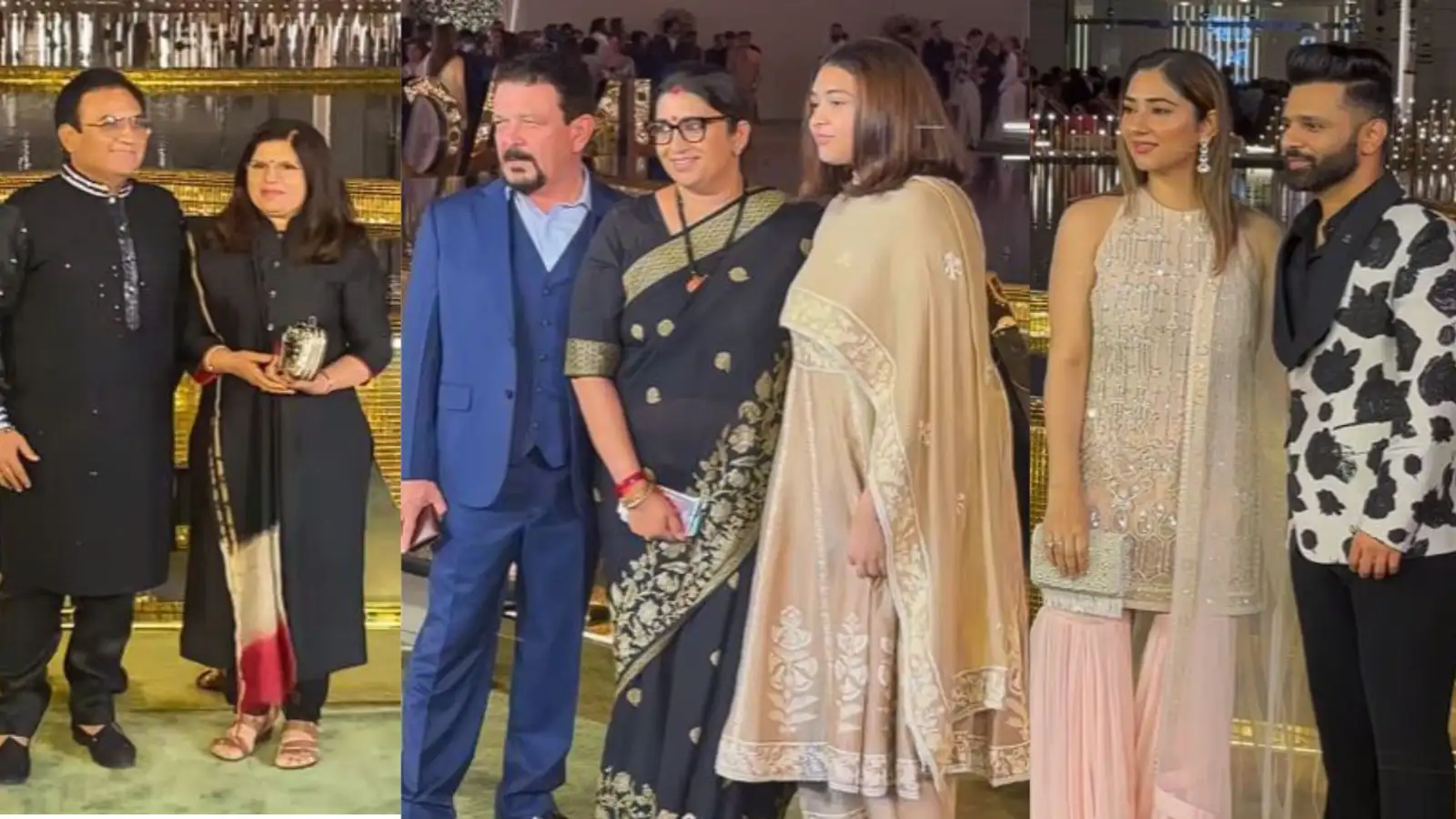 Mukesh Ambani Ki Biwi Ka Xx Video - Dilip Joshi posing with wife to Smriti Irani's family on red carpet; TV  Celebs who graced Nita Ambani's event | PINKVILLA