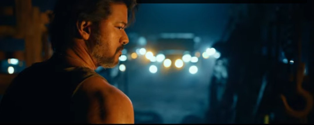 Vijay's look from the title teaser of Leo 