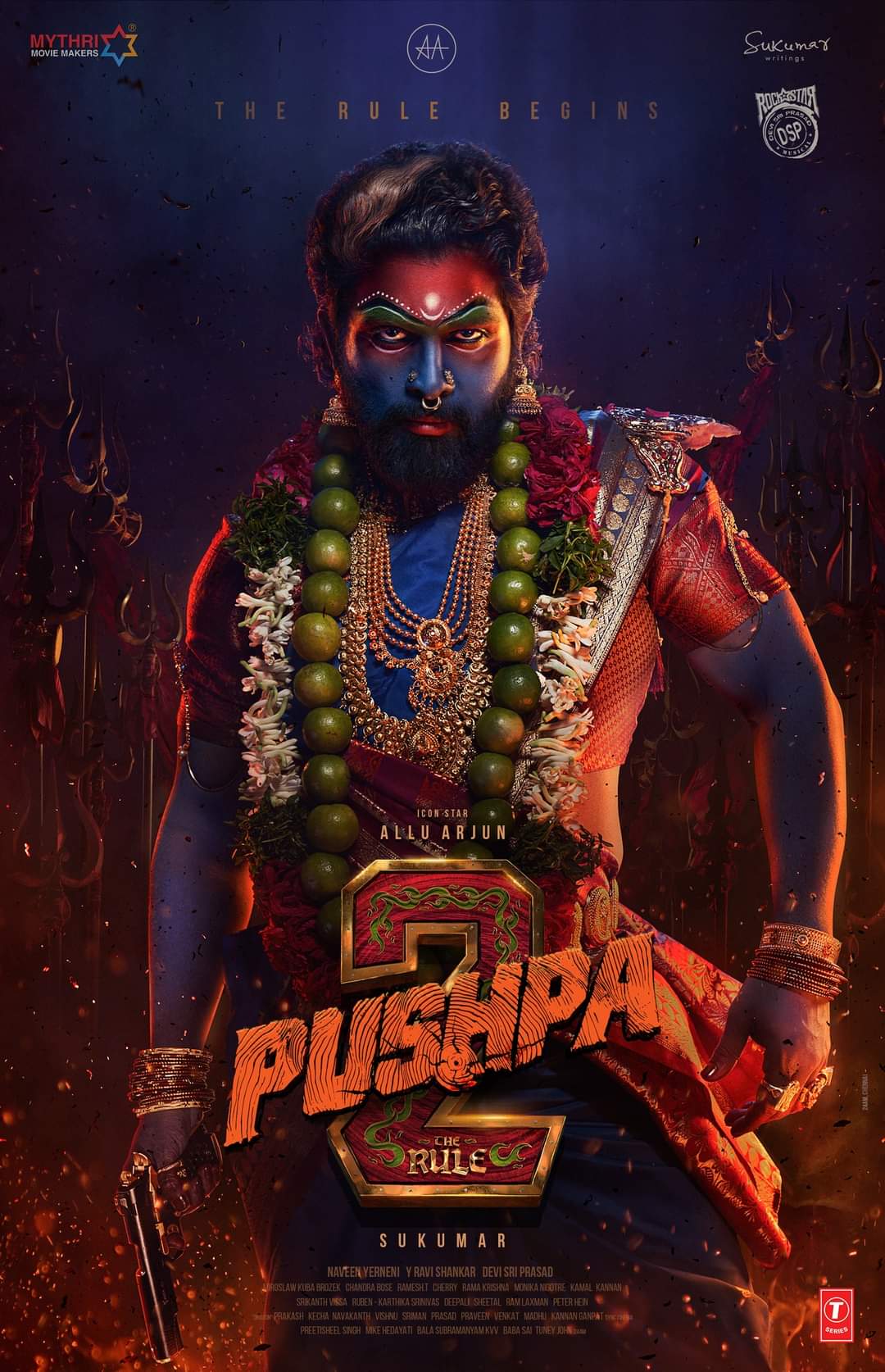 Allu Arjun’s new look in Pushpa 2: The Rule official poster 