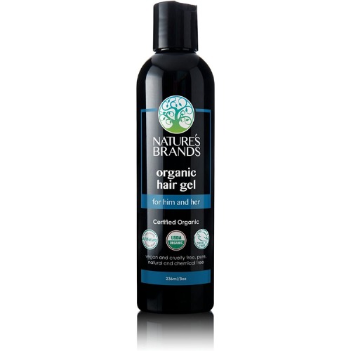 15. NATURE’S BRANDS organic hair gel for him and her