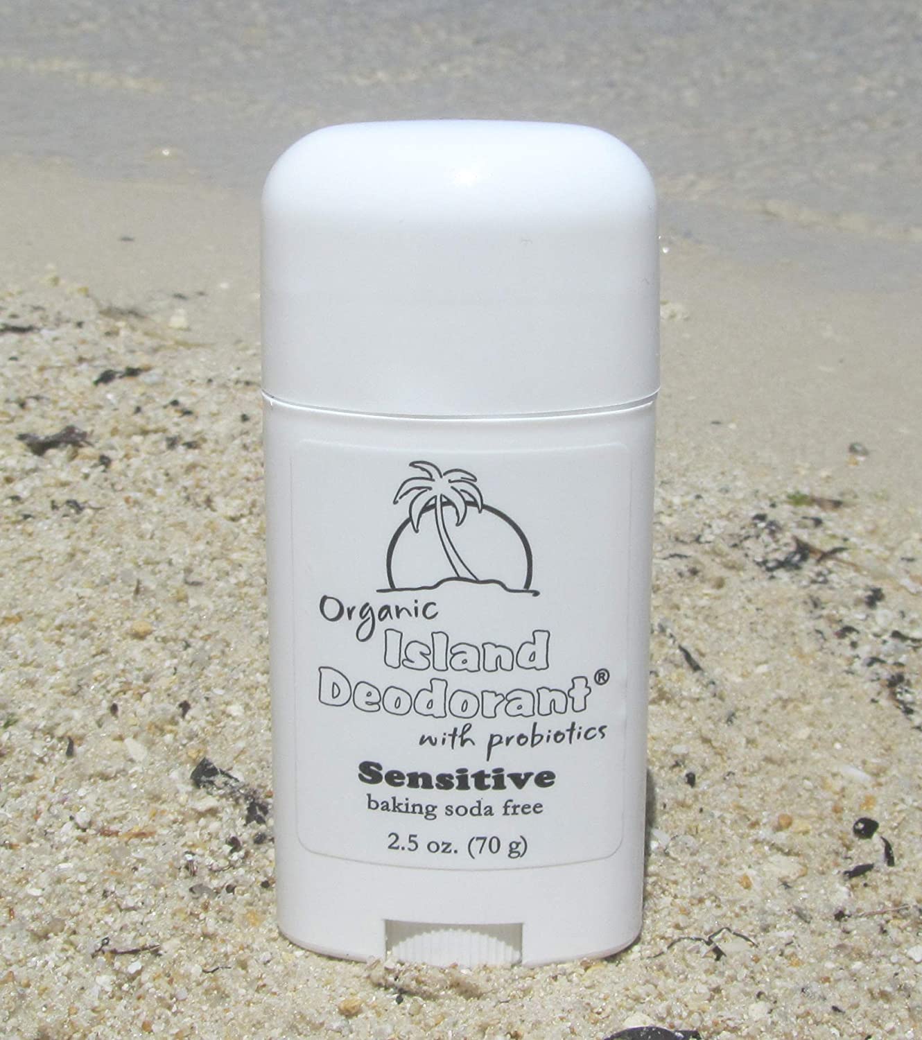 Organic Island Deodorant - Probiotics for Sensitive Skin