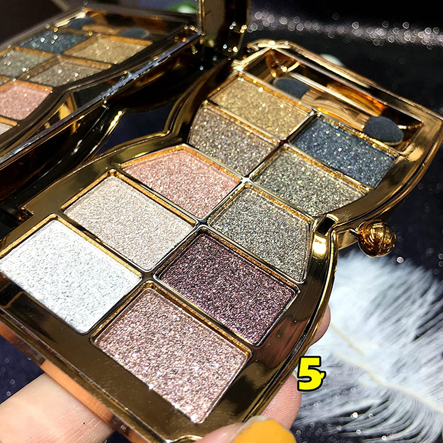  UIFCB Glitter Eyeshadow Palette