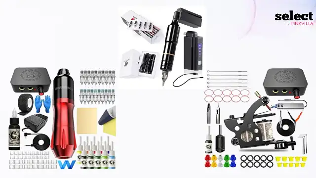 Buy Dragonhawk Complete Tattoo Kit 2 Mate MAChines Immortal Inks Power  Supply 50 Needles Tips Grips With Case Set Of 10 Colour Online at Low  Prices in India  Amazonin